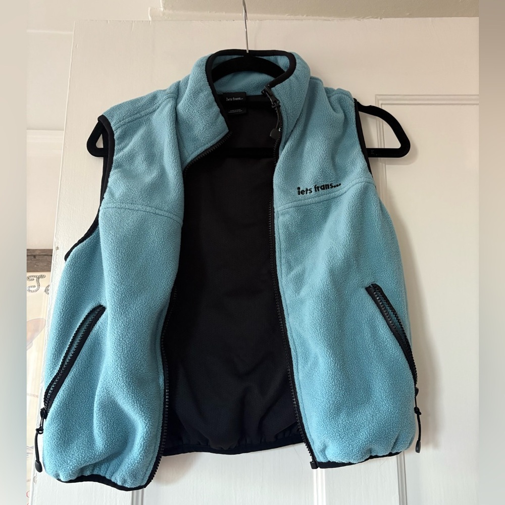iets frans… Cropped Fleece Vest